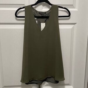 M Banana Republic chiffon tank top blouse in green